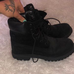 Women’s black Timberland